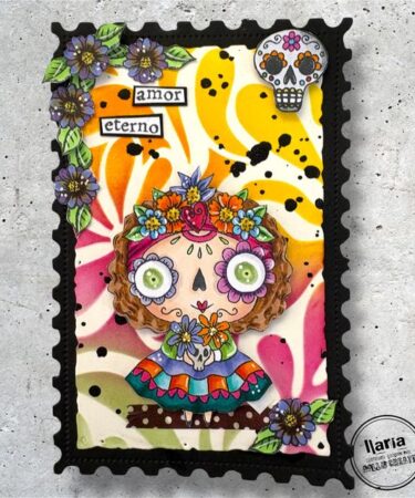 Alternative view of AALL & CREATE- Stamp set A7 - Marigold