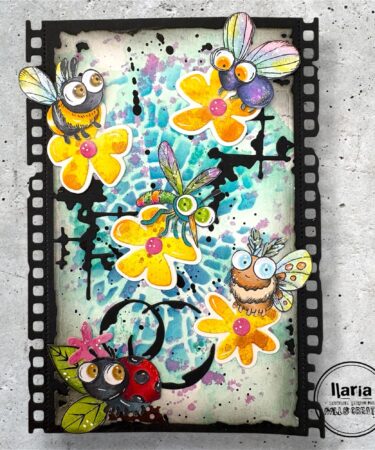 Alternative view of AALL & CREATE- Stamp set A7 - Creepy Crawlies