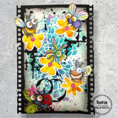 Alternative view of AALL & CREATE- Stamp set A7 - Creepy Crawlies