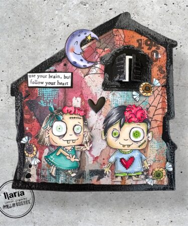 Alternative view of AALL & CREATE- Stamp set A7 - Brainy and Cute