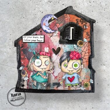Alternative view of AALL & CREATE- Stamp set A7 - Brainy and Cute