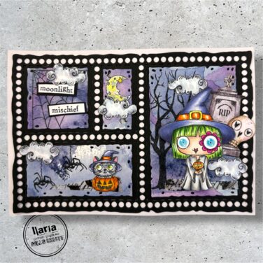 Alternative view of AALL & CREATE- Stamp set A7 - Moonlight Mischief