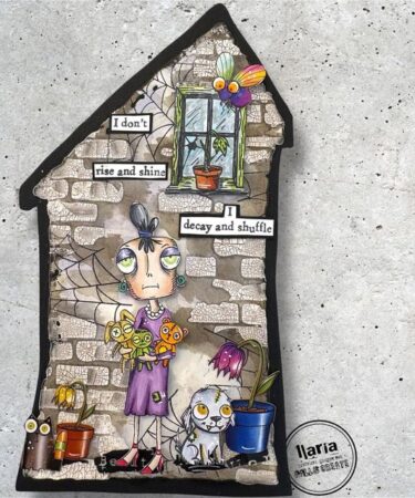 Alternative view of AALL & CREATE- Stamp set A7 - ZOMBDee