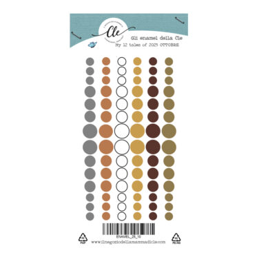 IL NEGOZIO DELLA MAMMA DI CLE - GLI ABBELLIMENTI DELLA CLE – MY 12 TALES OF 2025- OTTOBRE-  ENAMEL DOTS