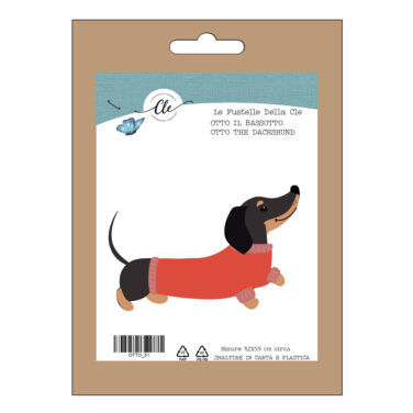 IL NEGOZIO DELLA MAMMA DI CLE – LE FUSTELLE DELLA CLE - ANIMALETTI  - OTTO IL BASSOTTO