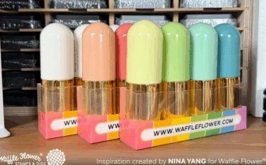 Alternative view of WAFFLE FLOWER - Background Blender - Cream