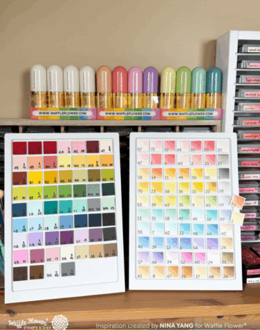 Alternative view of WAFFLE FLOWER - Background Blender - Greens