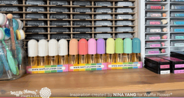 Alternative view of WAFFLE FLOWER - Background Blender - Reds