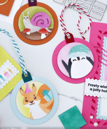 Alternative view of WAFFLE FLOWER - Nesting Postage Collage Blocks Die