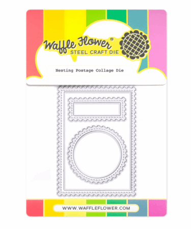 WAFFLE FLOWER - Nesting Postage Collage Die