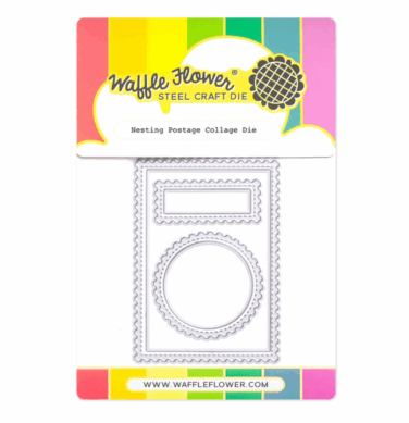 WAFFLE FLOWER - Nesting Postage Collage Die