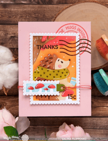 Alternative view of WAFFLE FLOWER - Nesting Postage Collage Die