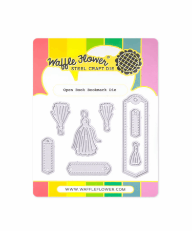 WAFFLE FLOWER - Open Book Bookmark Die