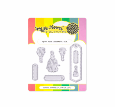 WAFFLE FLOWER - Open Book Bookmark Die
