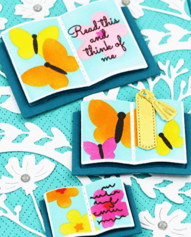 Alternative view of WAFFLE FLOWER - Open Book Trio Sentiments Stamp Set
