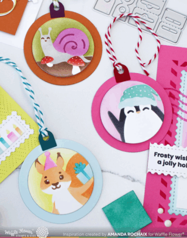 Alternative view of WAFFLE FLOWER - Tag Toppers Die