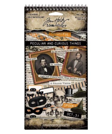 Idea-Ology - Tim Holtz- Sticker Book 4.5"X8.75" 484/Pkg - Peculiar And Curious Things
