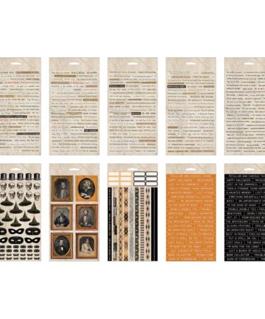 Alternative view of Idea-Ology - Tim Holtz- Sticker Book 4.5"X8.75" 484/Pkg - Peculiar And Curious Things