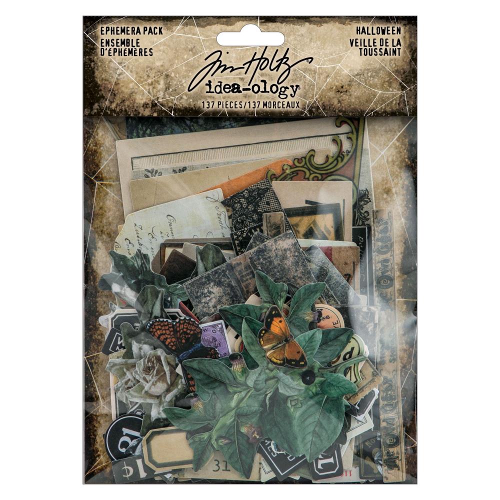 Idea-Ology - Tim Holtz- Ephemera Pack 137/Pkg - Halloween