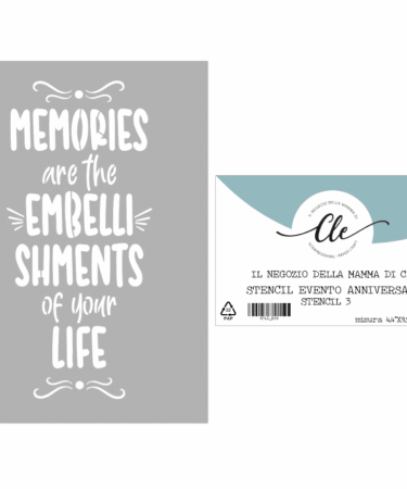IL NEGOZIO DELLA MAMMA DI CLE- GLI STENCIL DELLA CLE - STENCIL EVENTO ANNIVESARIO #3