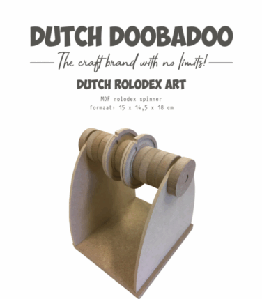 Dutch Doobadoo Dutch Rolodex Art MDF Rolodex Spinner