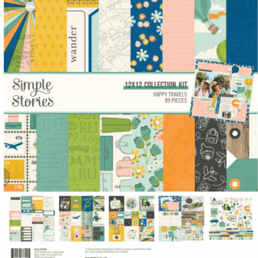 SIMPLE STORIES - collezione HAPPY TRAVELS - COLLECTION KIT