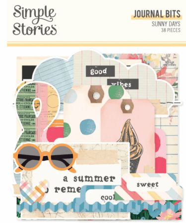 SIMPLE STORIES - collezione SUNNY DAYS - JOURNAL BITS