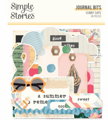SIMPLE STORIES - collezione SUNNY DAYS - JOURNAL BITS