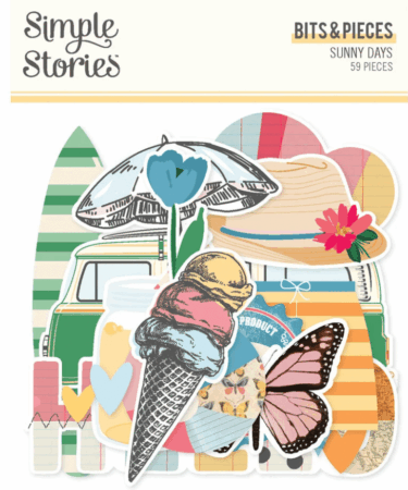 SIMPLE STORIES - collezione SUNNY DAYS - BITS & PIECES