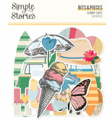 SIMPLE STORIES - collezione SUNNY DAYS - BITS & PIECES