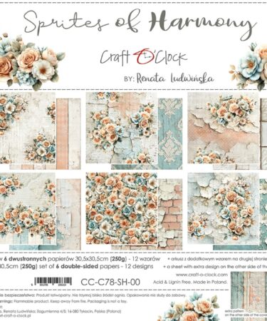 Craft O'Clock - Collezione Sprites of Harmony 12x12 Inch Paper Set