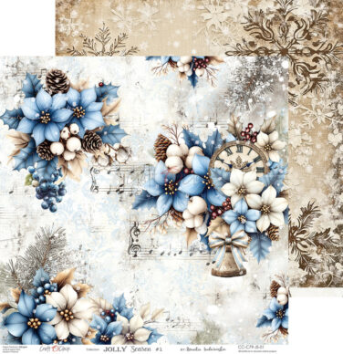 Alternative view of Craft O'Clock - Collezione  Jolly Season 12x12 Inch Paper Set