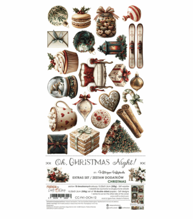 Craft O'Clock - Collezione Oh Christmas Night Extras Set Christmas