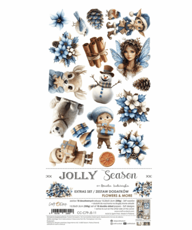 Craft O'Clock - Collezione Jolly Season Extras Set Flowers & More