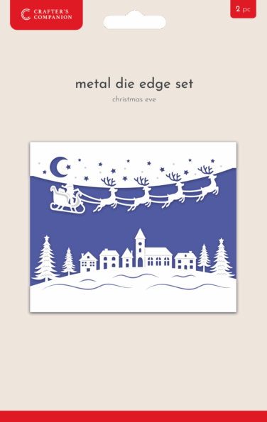 Crafter's Companion Christmas Top & Bottom Edge Dies Christmas Eve