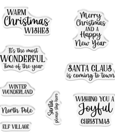 Alternative view of Crafter's Companion Christmas Shaped Card Bases Stamp & Die Santa's Boot