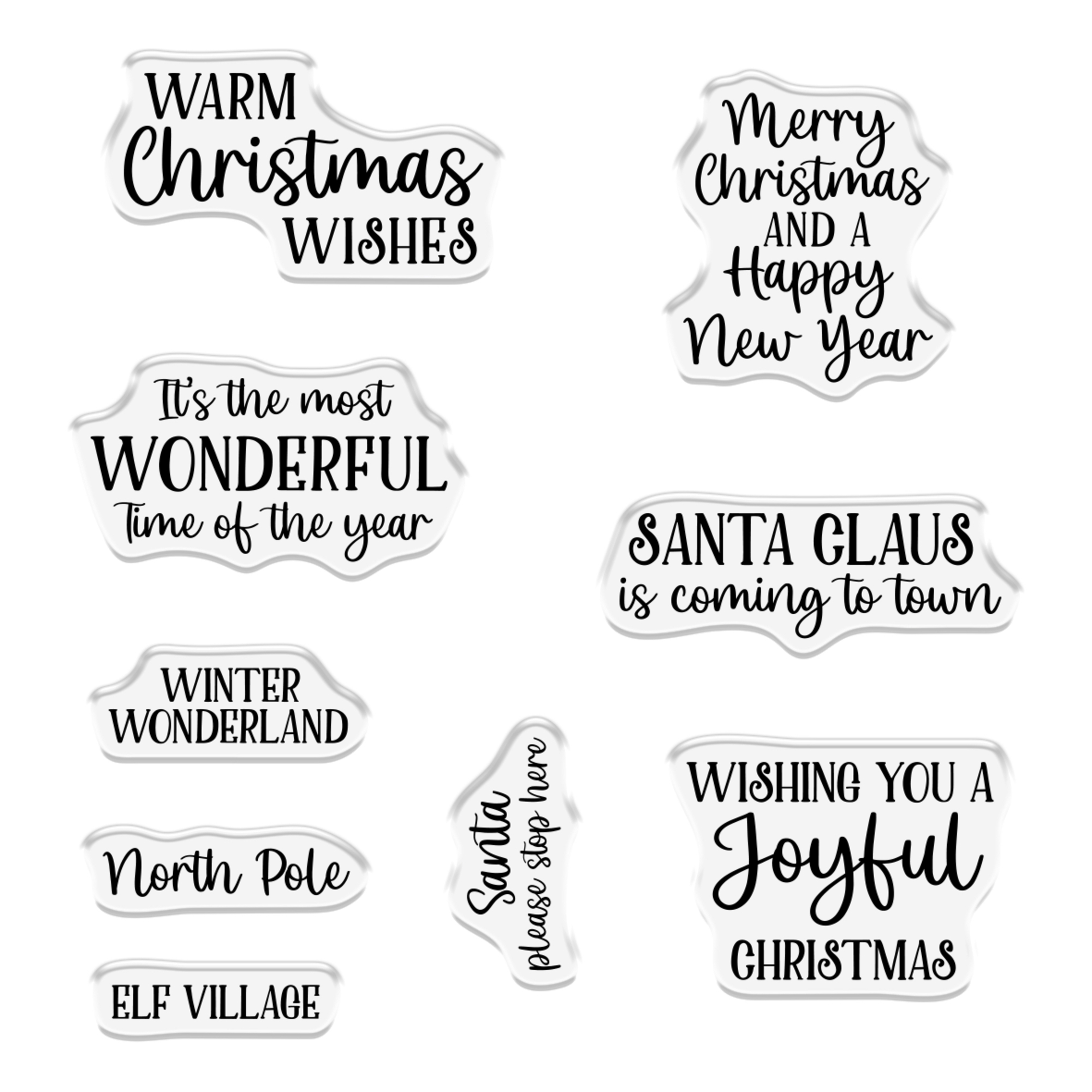 Crafter's Companion Christmas Shaped Card Bases Stamp & Die Santa's Boot - immagine 2