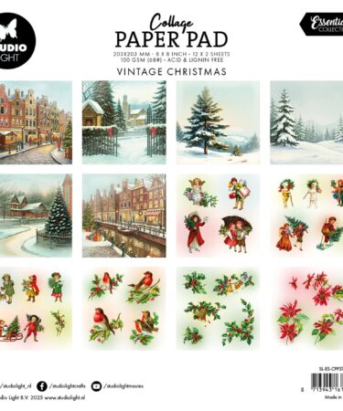 Alternative view of Studio Light Vintage Christmas Collage Paper Pad