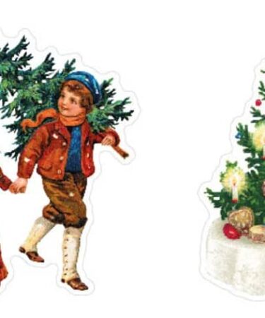 Alternative view of Studio Light Vintage Christmas Transparent Stickers on Roll Celebration