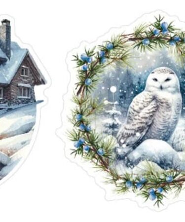 Alternative view of Studio Light Winter Wonderland Transparent Stickers on Roll