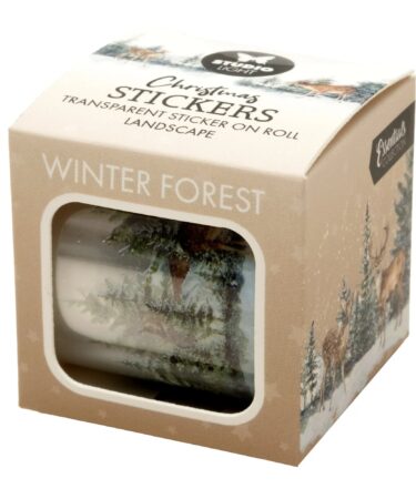 Studio Light Winter Forest Transparent Stickers on Roll