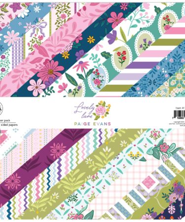 PINKFRESH STUDIO -PAIGE EVANS COLLEZIONE LOVELY LANE 12x12 Paper Pack