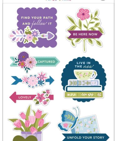 PINKFRESH STUDIO -PAIGE EVANS COLLEZIONE LOVELY LANE Layered Stickers