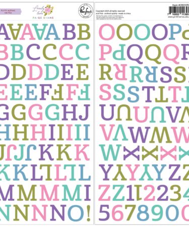 PINKFRESH STUDIO -PAIGE EVANS COLLEZIONE LOVELY LANE Puffy Alphas