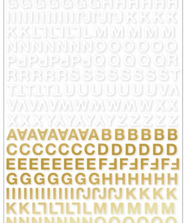 PINKFRESH STUDIO -PAIGE EVANS COLLEZIONE LOVELY LANE Lovely Lane: Mini Alphabet Stickers