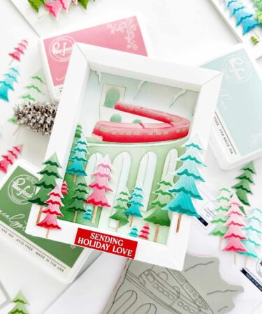 Alternative view of PINKFRESH STUDIO Holiday Express cling stamp