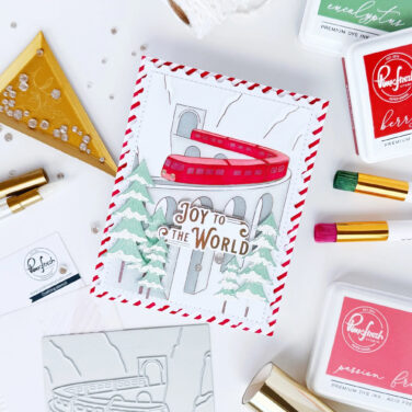 Alternative view of PINKFRESH STUDIO Holiday Express stencil