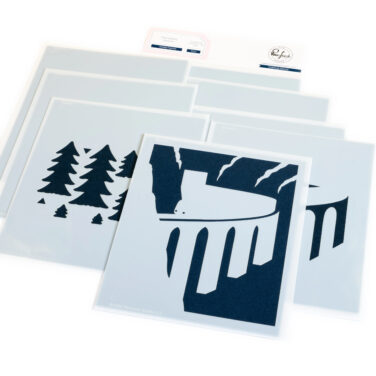 PINKFRESH STUDIO Holiday Express stencil