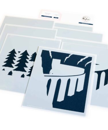 PINKFRESH STUDIO Holiday Express stencil