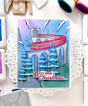 Alternative view of PINKFRESH STUDIO Holiday Express press plate